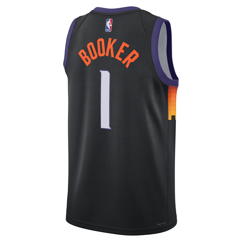 NBA Phoenix Suns Devin Booker Nike 2025-26 City Edition Swingman Jersey - Black