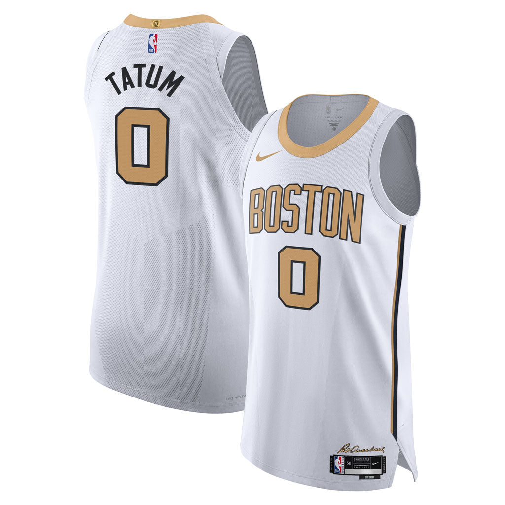 NBA Boston Celtics Jayson Tatum Nike 2025-26 City Edition Authentic Jersey - White