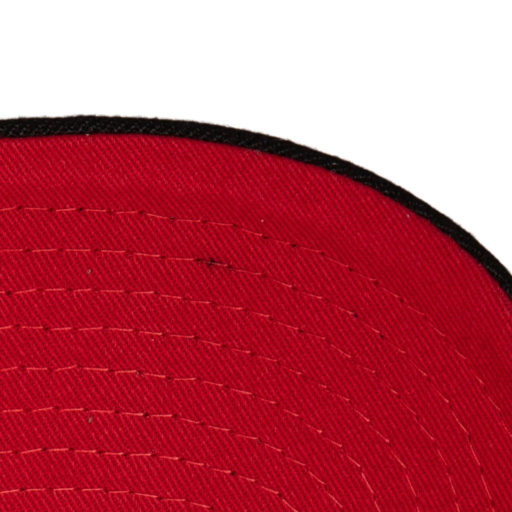 NBA Chicago Bulls Mitchell & Ness Chain Gang Snapback Hat - Black