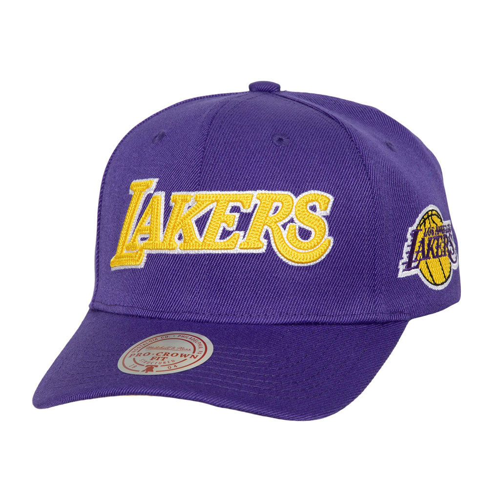 NBA Los Angeles Lakers Mitchell & Ness Chain Gang Snapback Hat - Purple