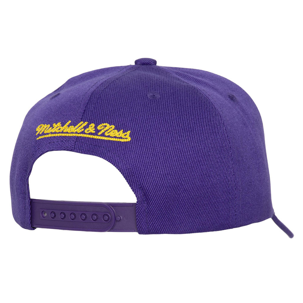 NBA Los Angeles Lakers Mitchell & Ness Chain Gang Snapback Hat - Purple