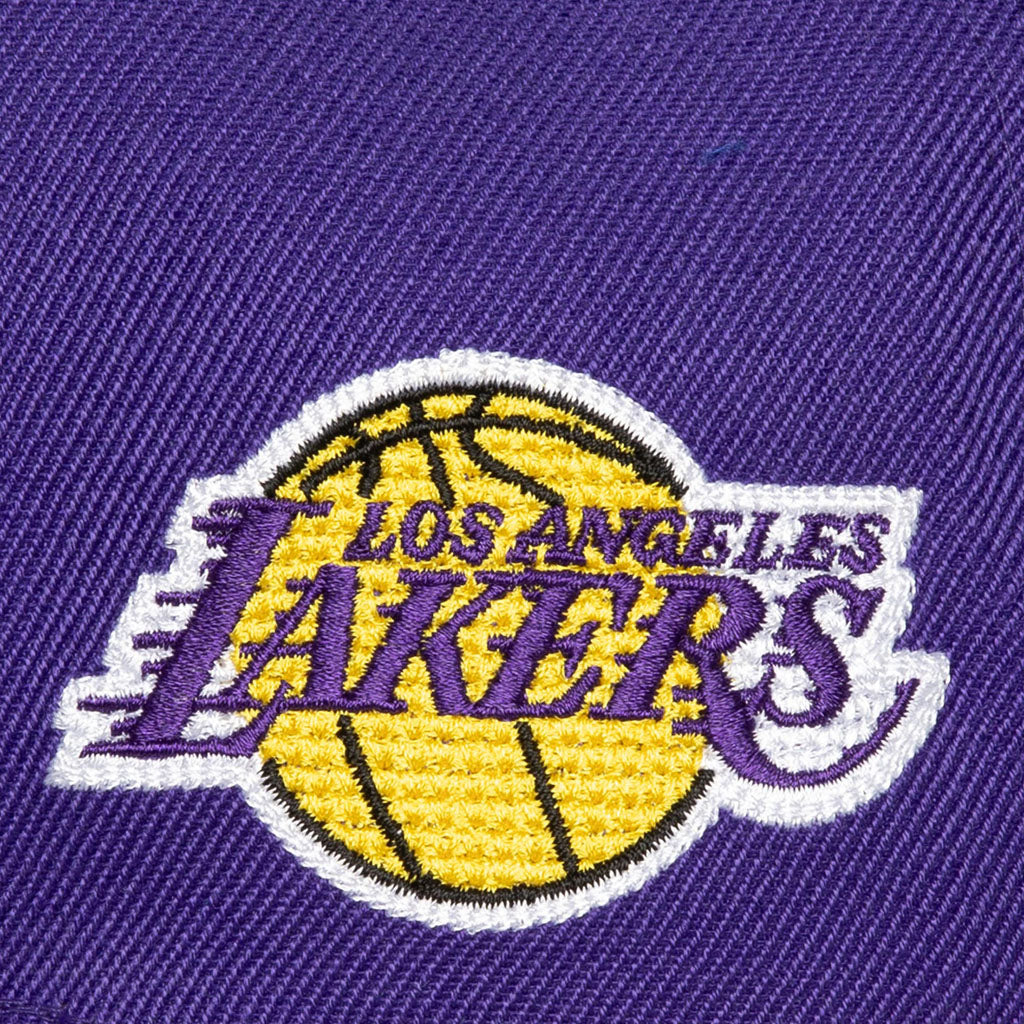 NBA Los Angeles Lakers Mitchell & Ness Chain Gang Snapback Hat - Purple
