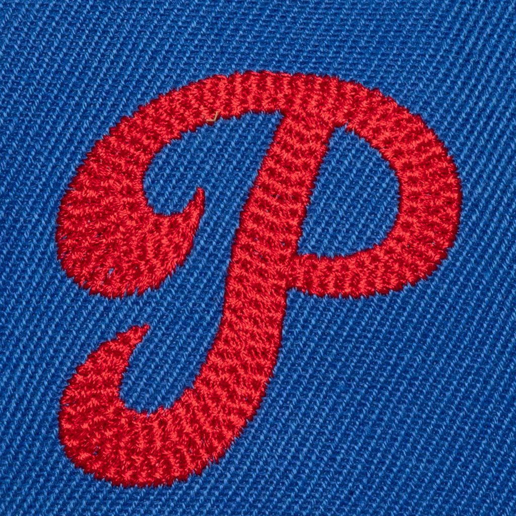 MLB Philadelphia Phillies Mitchell & Ness Chain Gang Snapback Hat - Blue