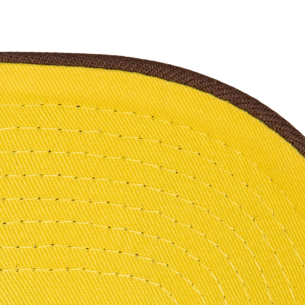 MLB San Diego Padres Mitchell & Ness Chain Gang Snapback Hat - Brown