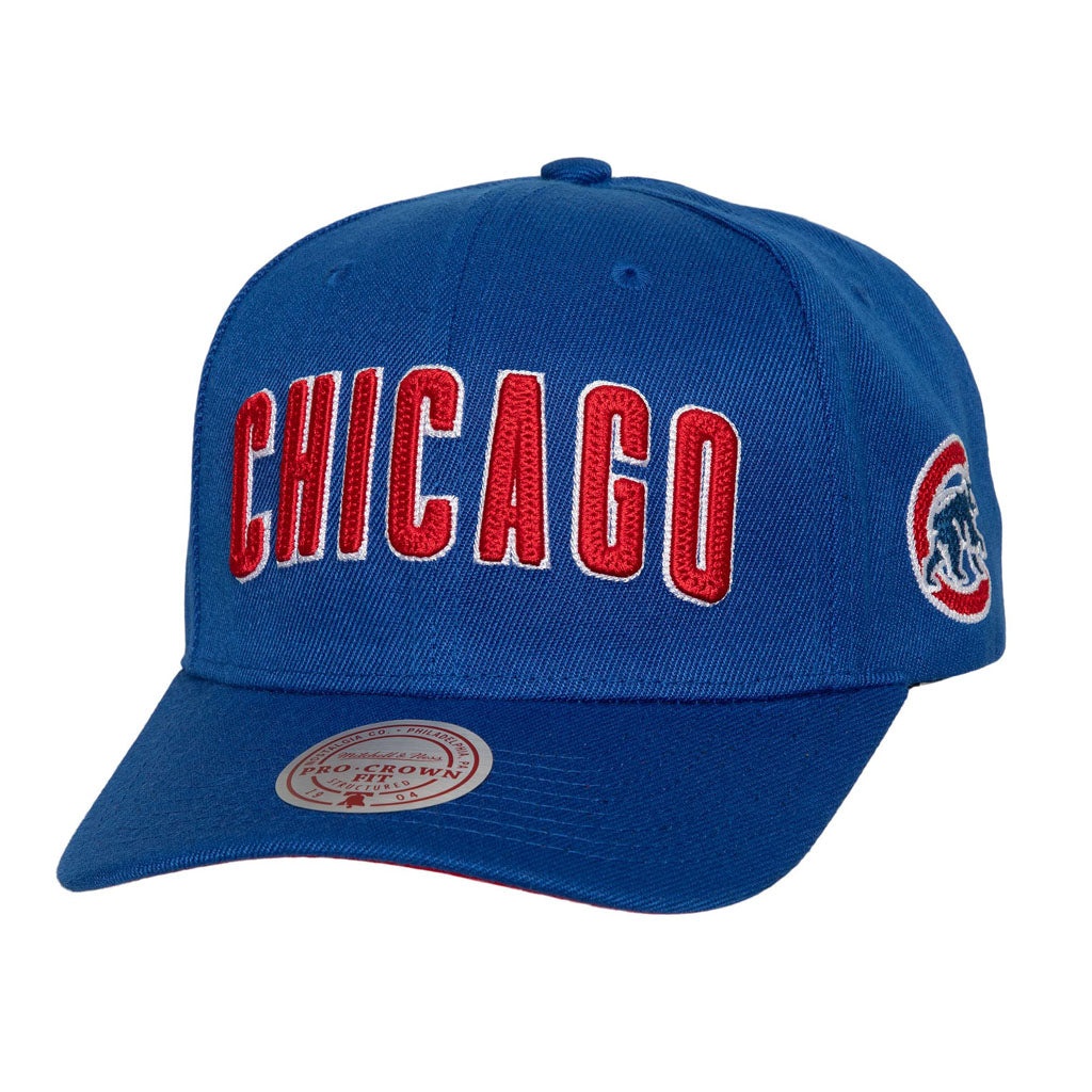 MLB Chicago Cubs Mitchell & Ness Chain Gang Snapback Hat - Blue