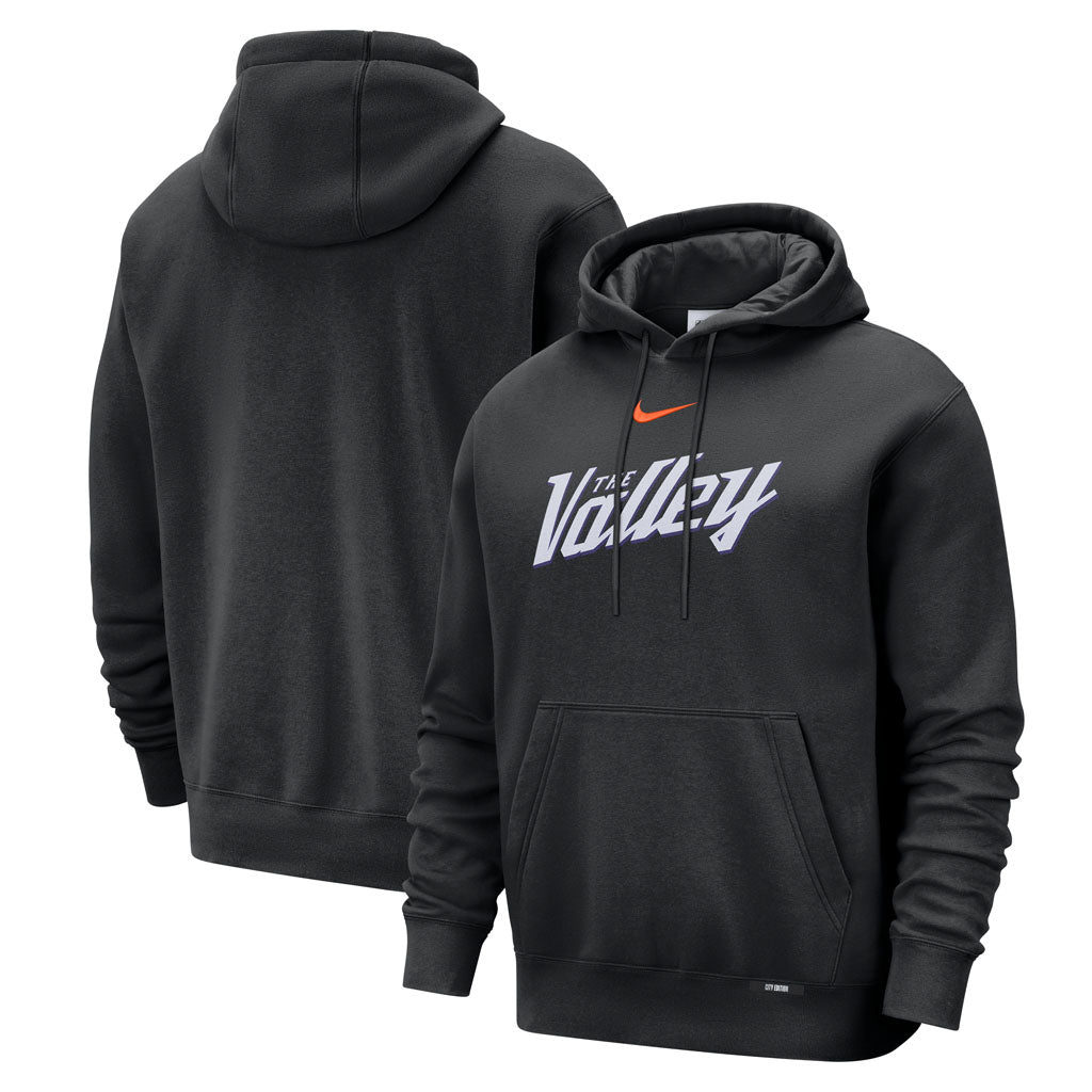 NBA Phoenix Suns Nike 2025-26 City Edition Wordmark Pullover Hoodie - Black