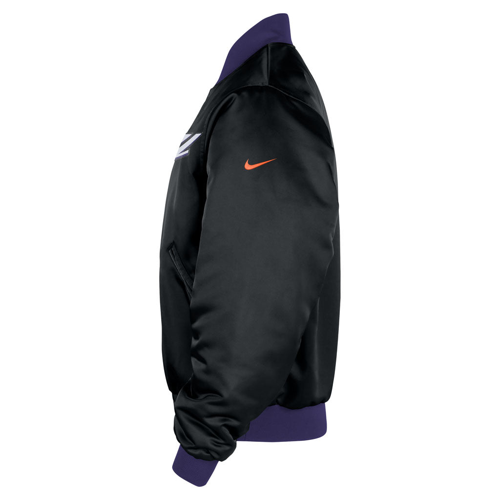 NBA Phoenix Suns Nike 2025-26 City Edition Premium Bomber Jacket - Black