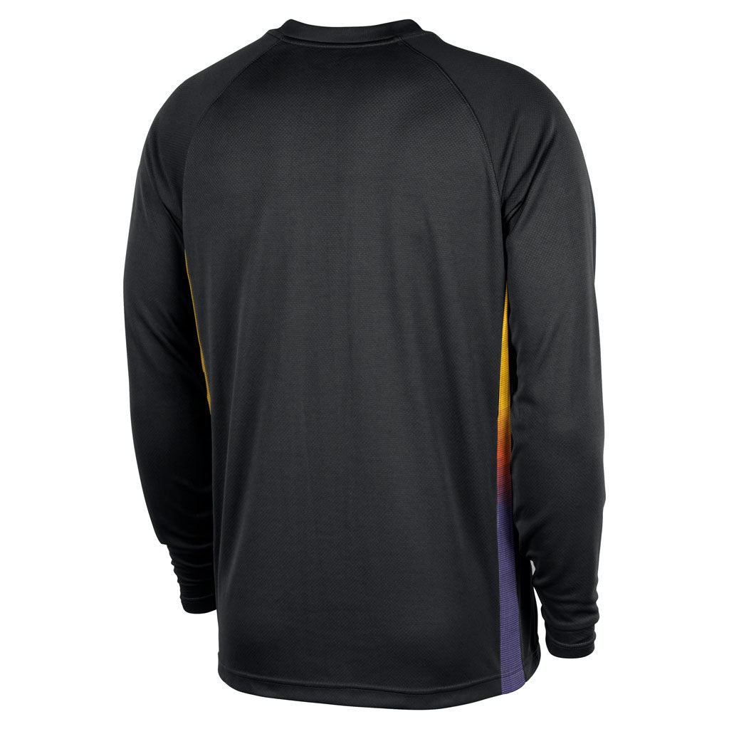 NBA Phoenix Suns Nike 2025-26 City Edition Dri-FIT Long Sleeve T-Shirt - Black