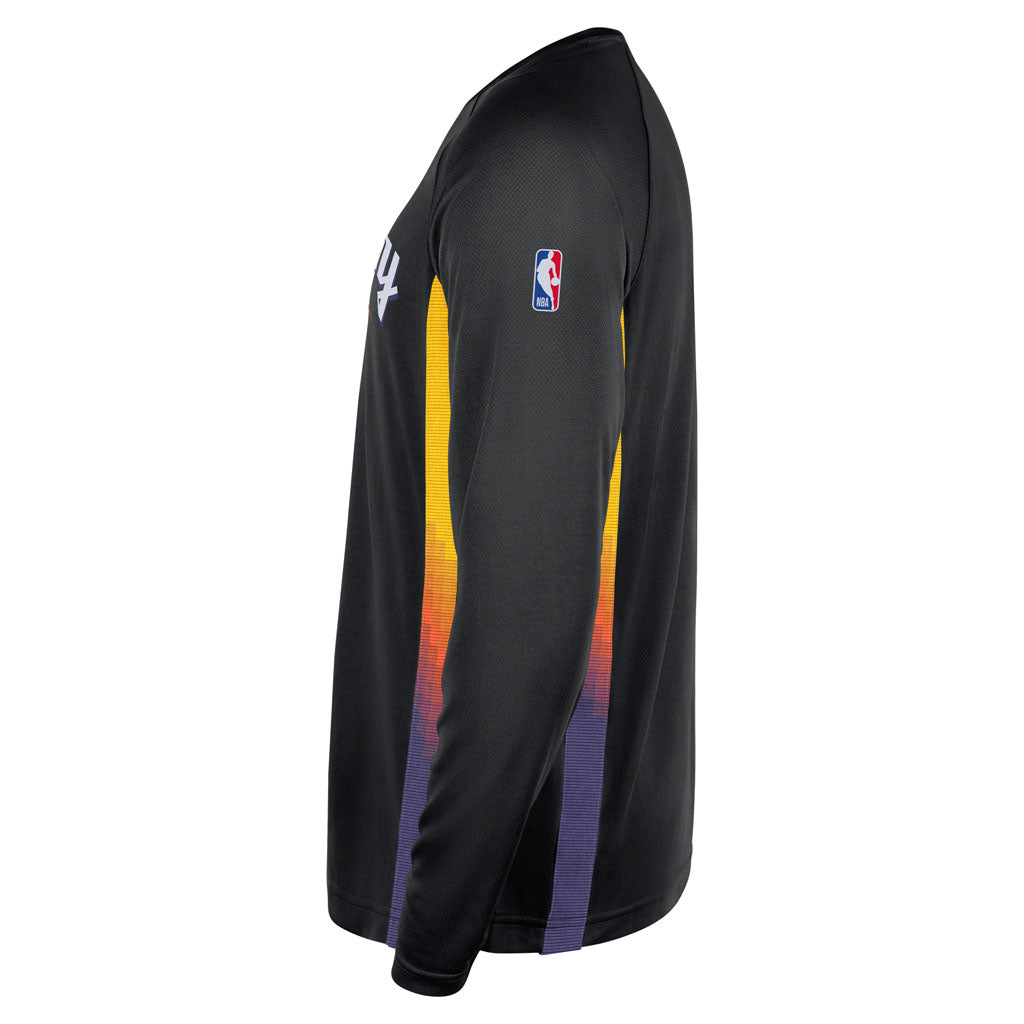 NBA Phoenix Suns Nike 2025-26 City Edition Dri-FIT Long Sleeve T-Shirt - Black
