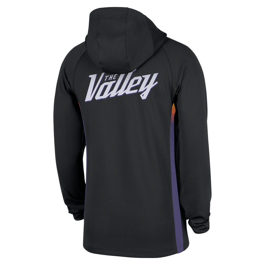 NBA Phoenix Suns Nike 2025-26 City Edition Zoned Half-Zip Pullover Hoodie - Black