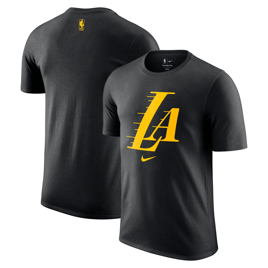 NBA Los Angeles Lakers Nike 2025-26 City Edition Logo Essential T-Shirt - Black