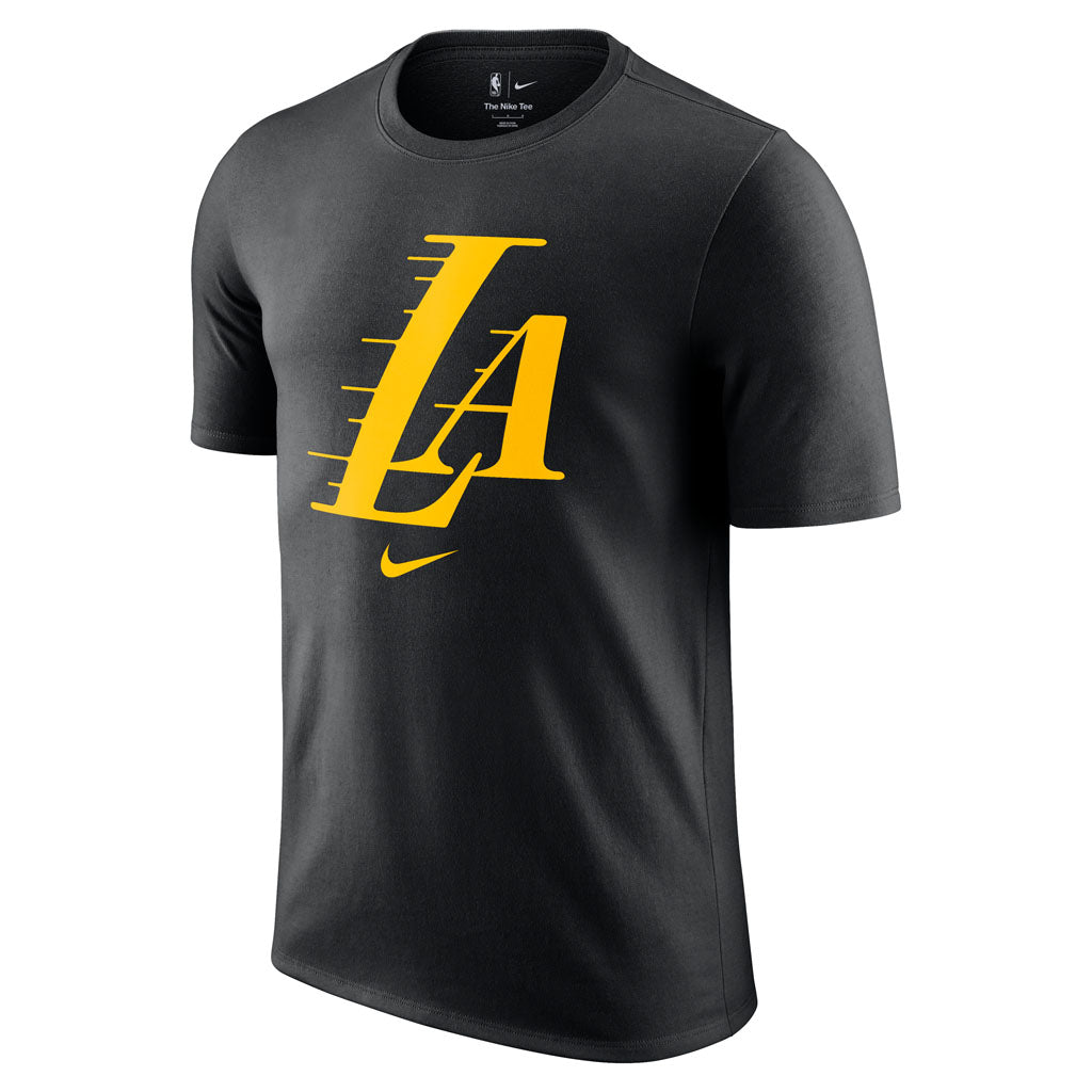 NBA Los Angeles Lakers Nike 2025-26 City Edition Logo Essential T-Shirt - Black