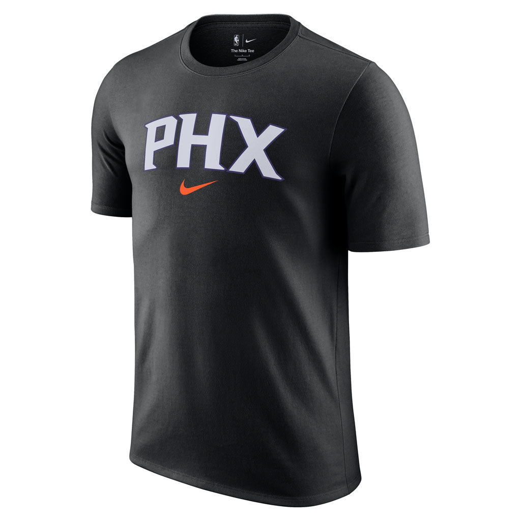 NBA Phoenix Suns Nike 2025-26 City Edition Logo Essential T-Shirt - Black