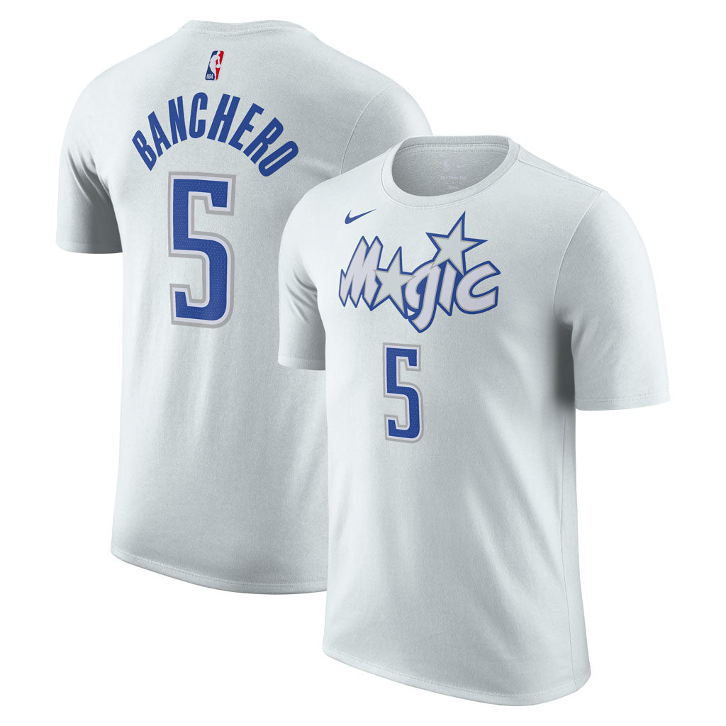 NBA Orlando Magic Paolo Banchero Nike 2025-26 City Edition Name & Number T-Shirt - Gray