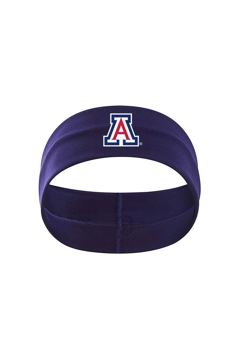 NCAA Arizona Wildcats Hype & Vice Primary Logo Elastic Headband- Navy