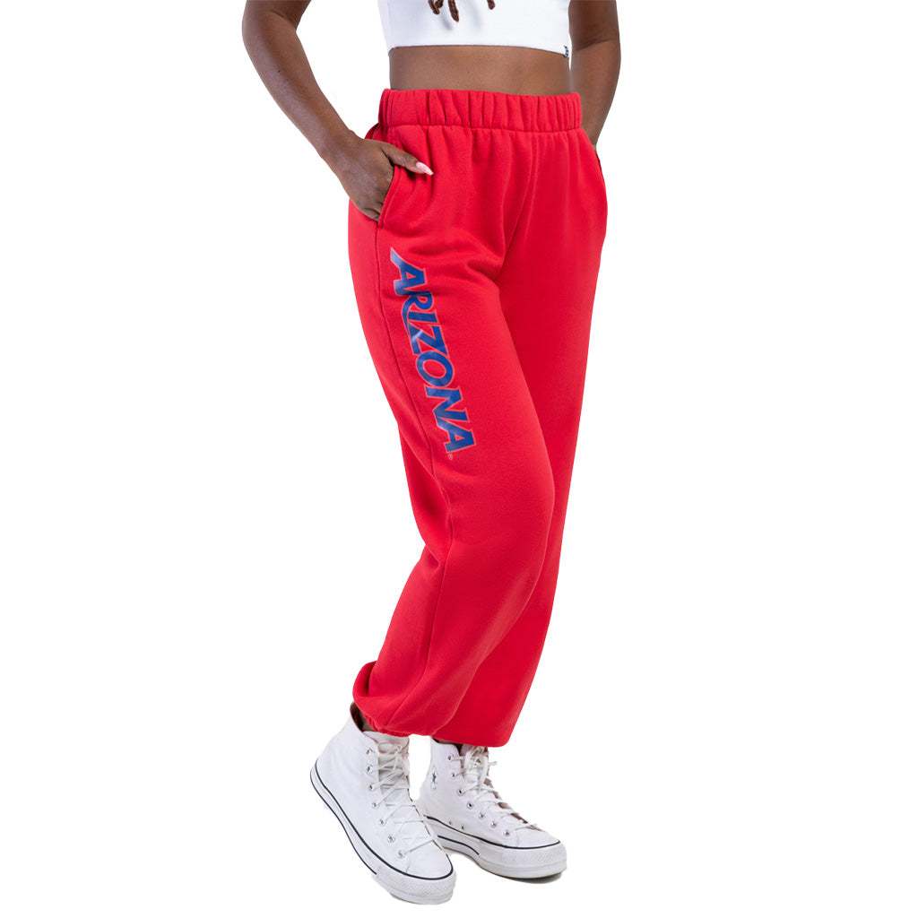 NCAA Arizona Wildcats Women's Hype & Vice Basic Sweatpants