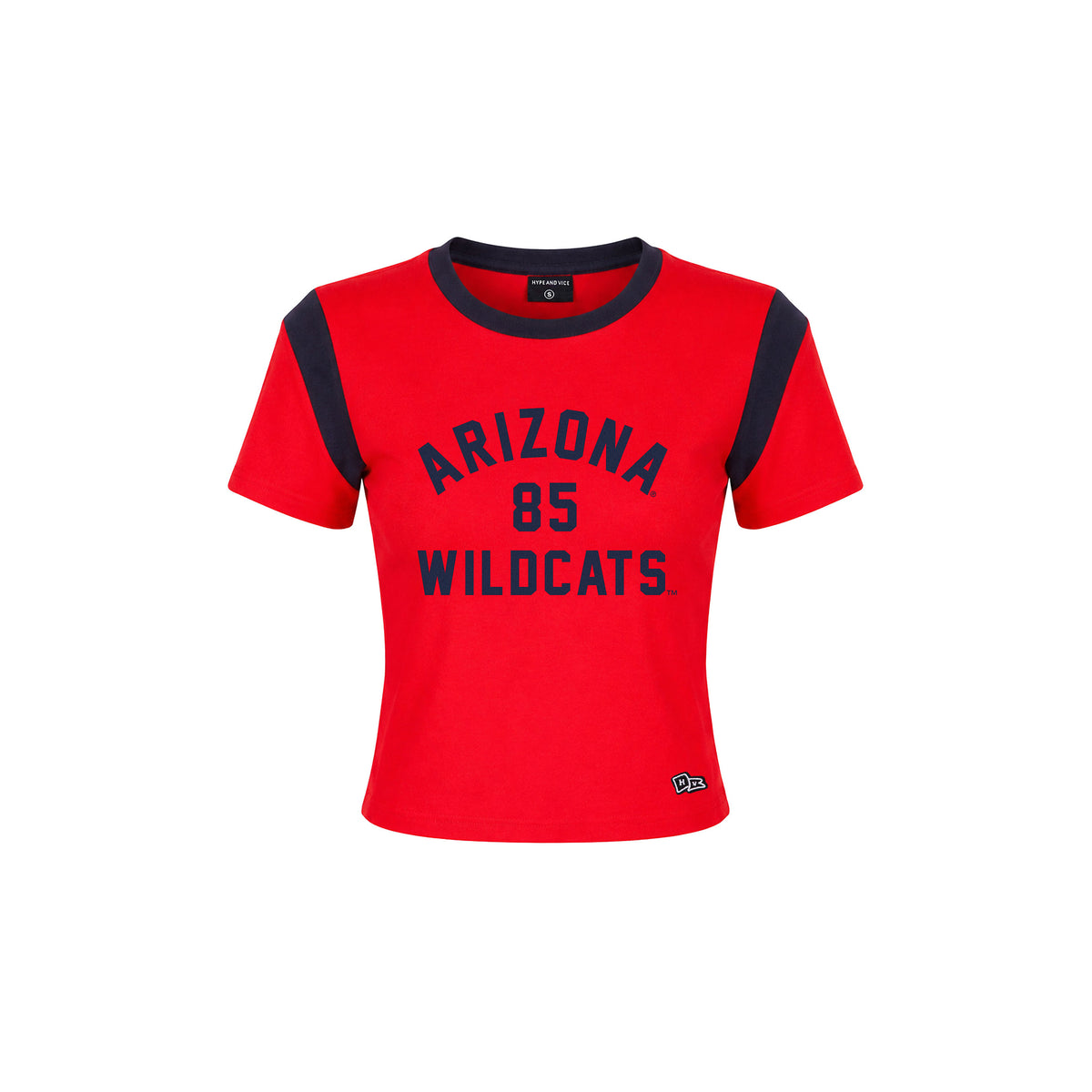 NCAA Arizona Wildcats Women's Hype & Vice Team Name Sideline Top- Red