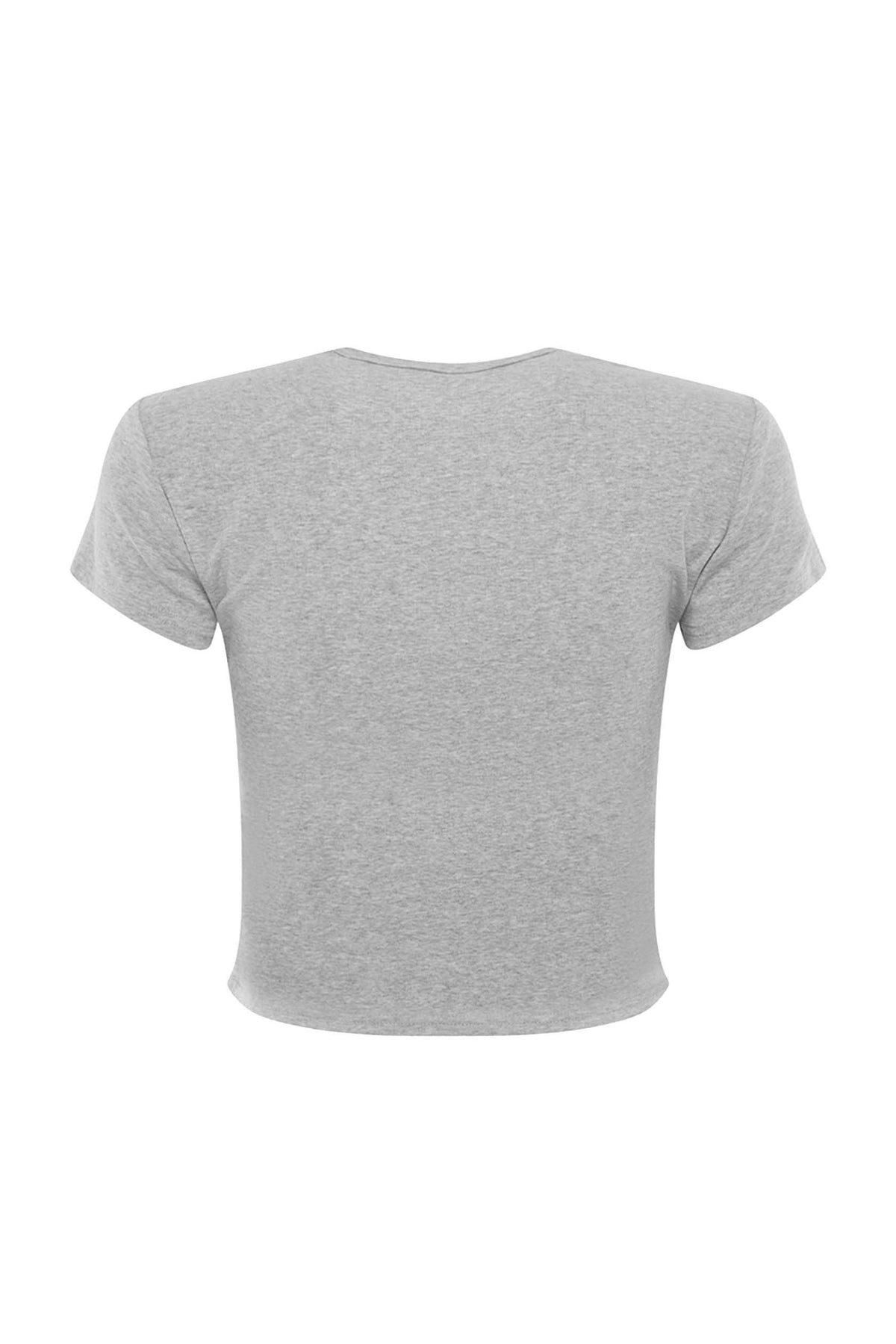 NCAA Arizona State Sun Devils Women's Hype & Vice Fork School Name Baby T-Shirt- Gray