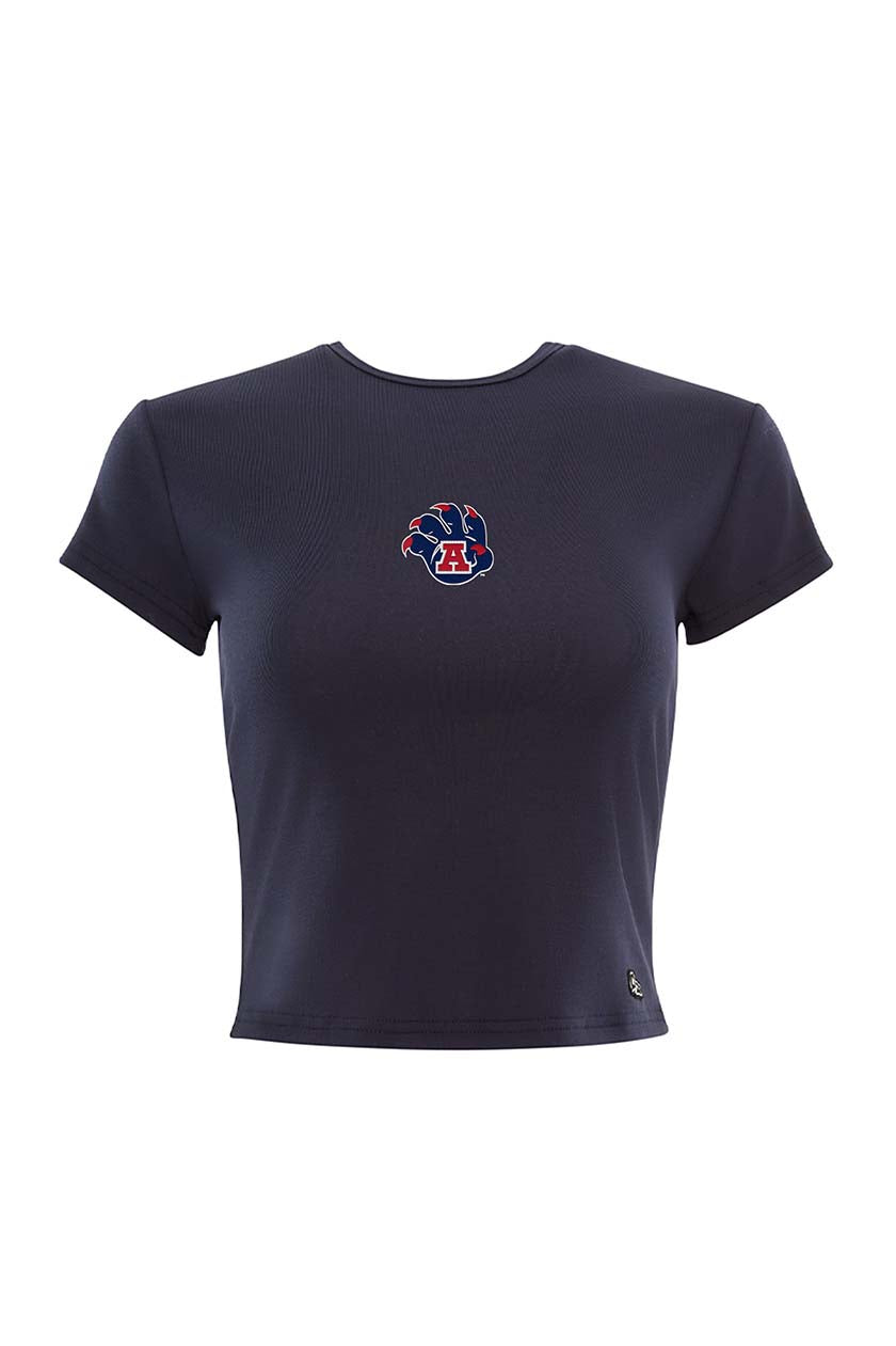 NCAA Arizona Wildcats Women's Hype & Vice Paw Logo Baby T-Shirt- Navy