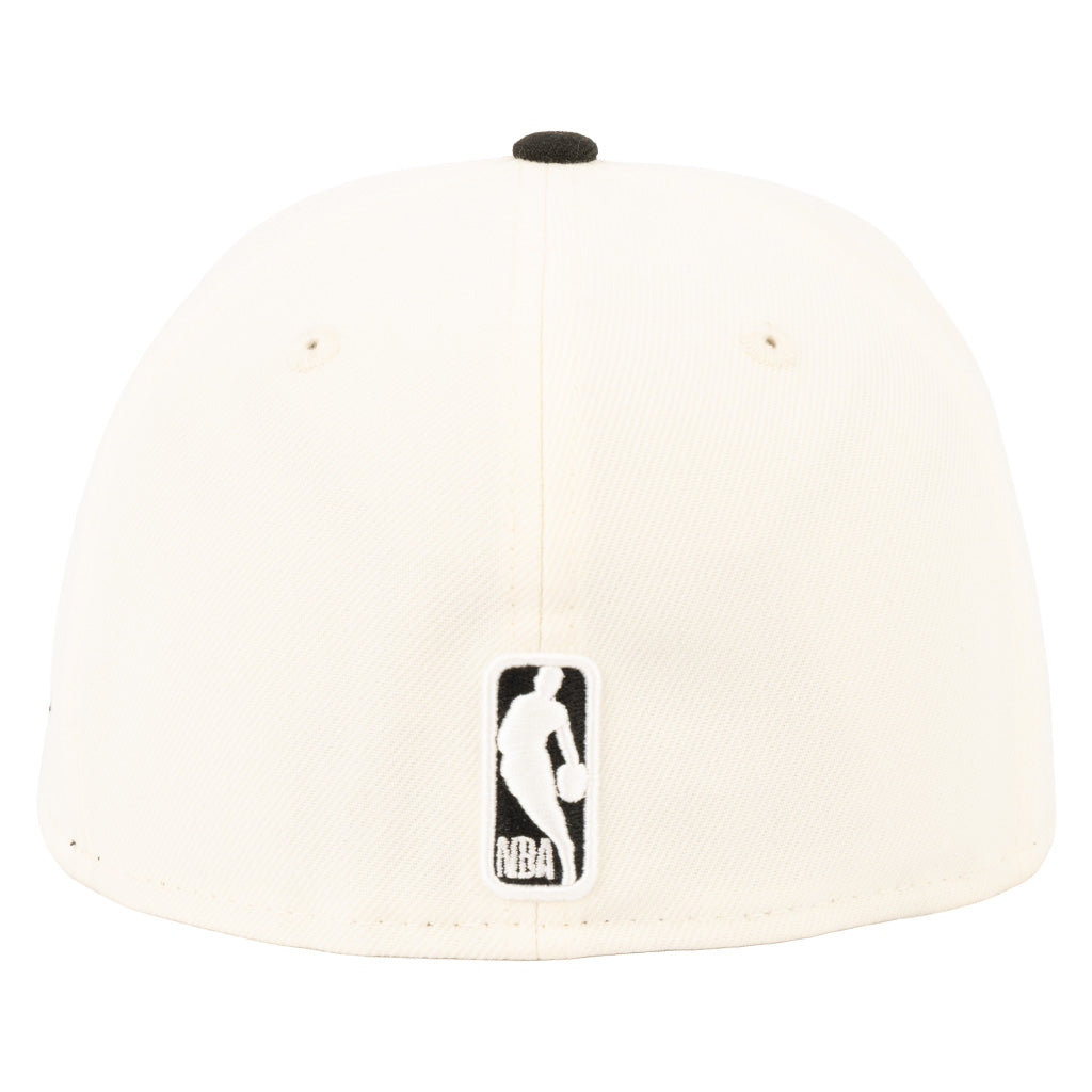 NBA Phoenix Suns New Era HWC Chrome & Black 59FIFTY Fitted Hat - Cream