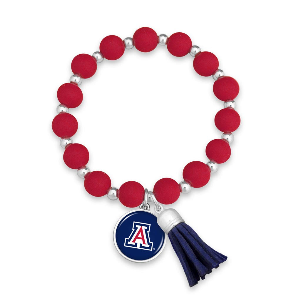 NCAA Arizona Wildcats Gentry USA Harper Bracelet - Silver