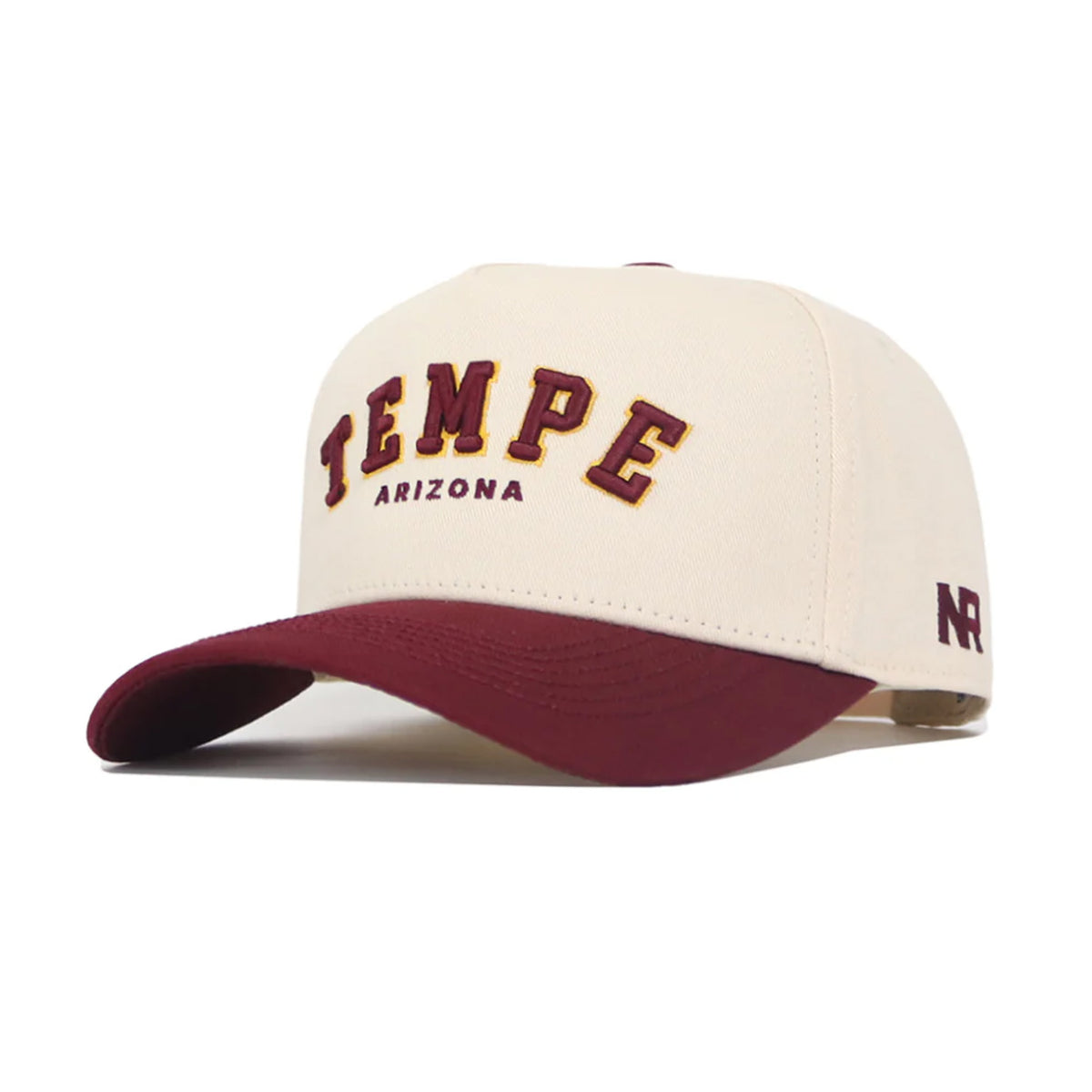 NCAA Arizona State Sun Devils No Rivals Tempe Hometown Structured Hat- Cream