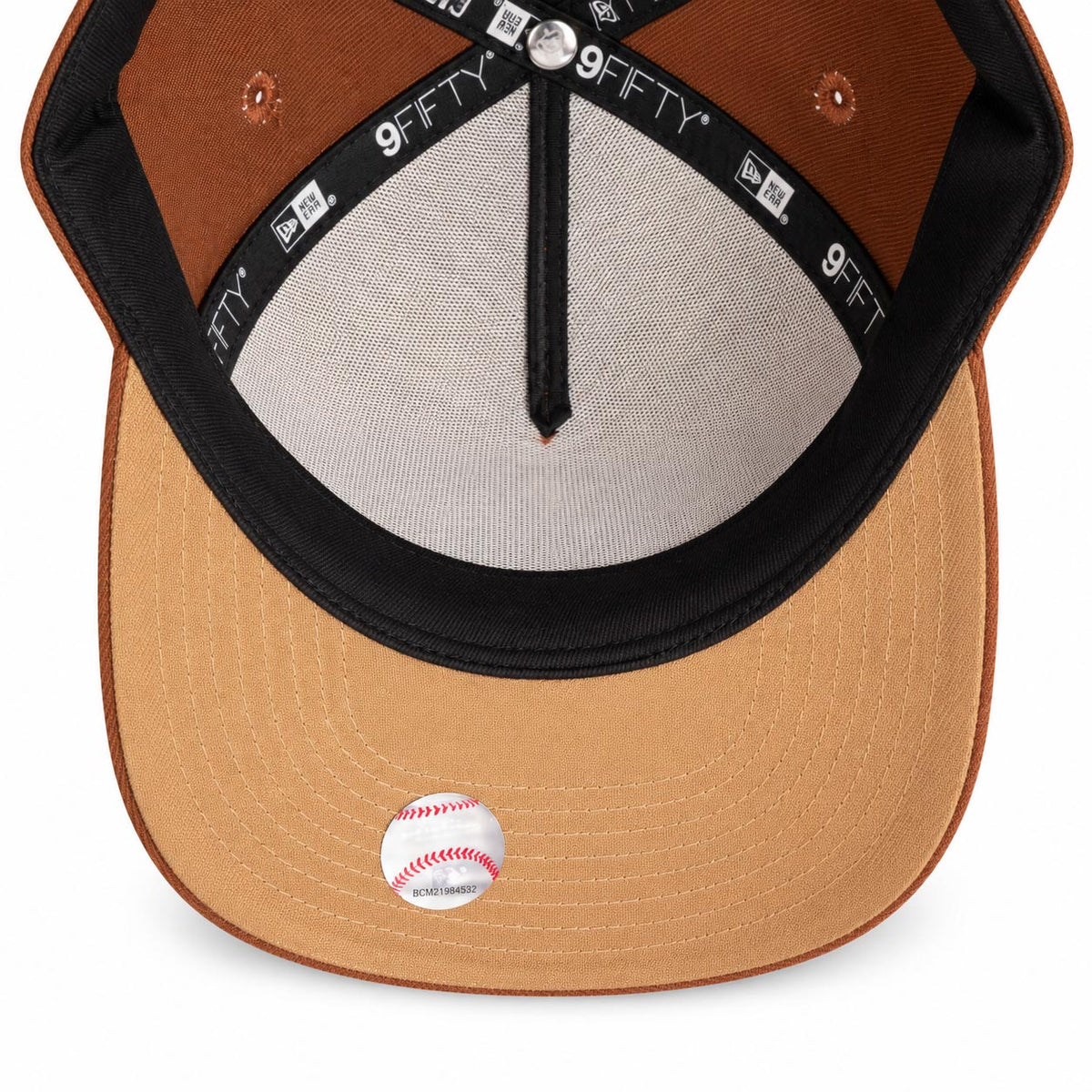 WBC Mexico New Era Jolly Roger 9FIFTY A-Frame Snapback Hat- Brown