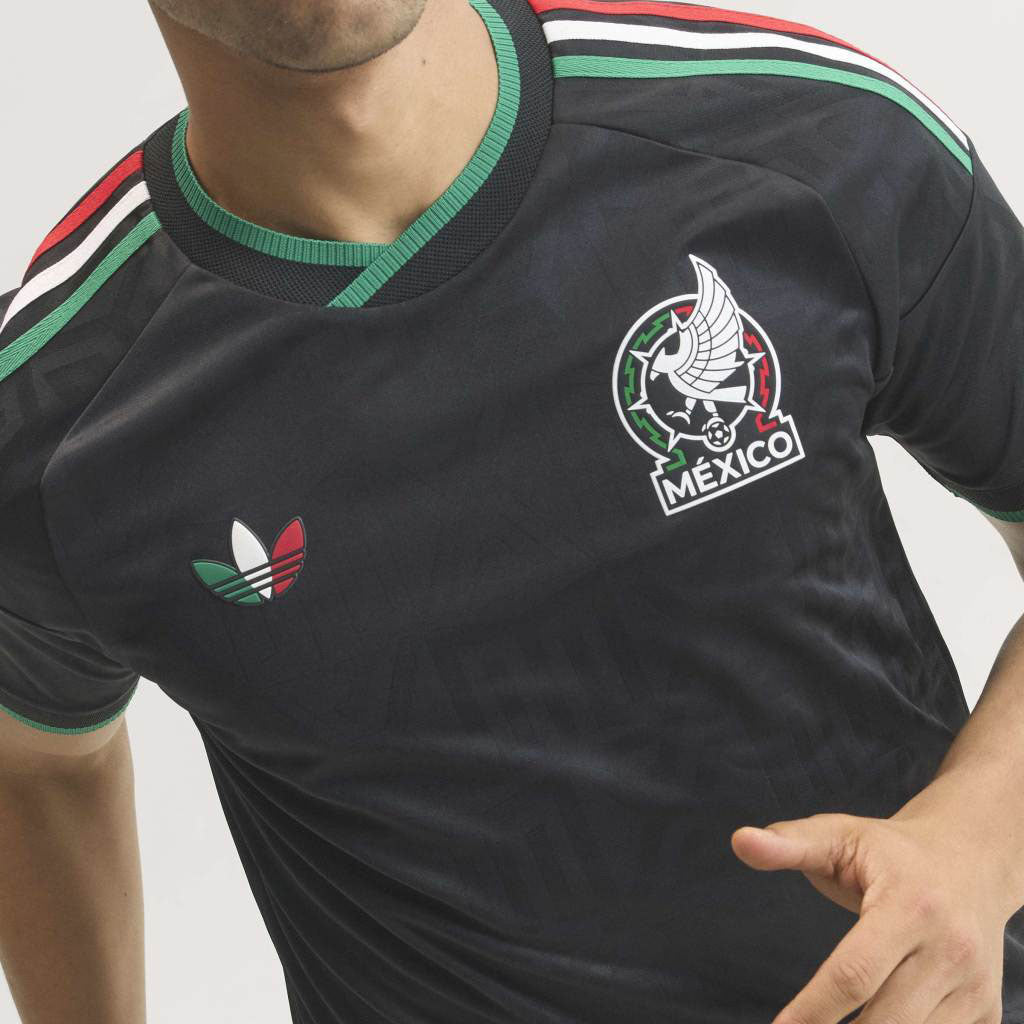 Mexico National Team adidas 2026 World Cup Third Kit Authentic Jersey - Black