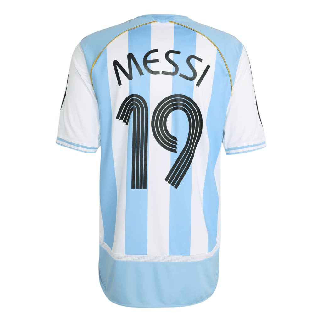 Argentina National Team Lionel Messi adidas 2006 Home Replica Jersey - White