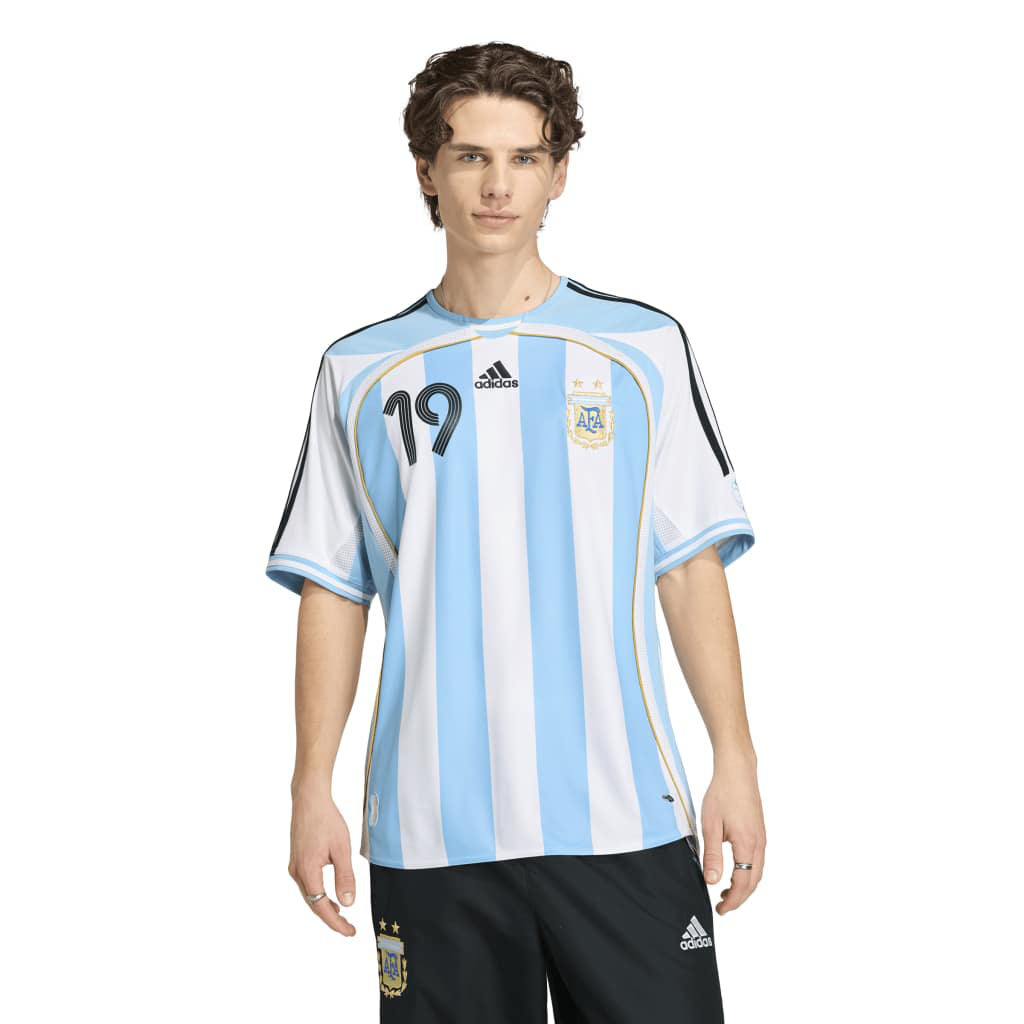Argentina National Team Lionel Messi adidas 2006 Home Replica Jersey - White