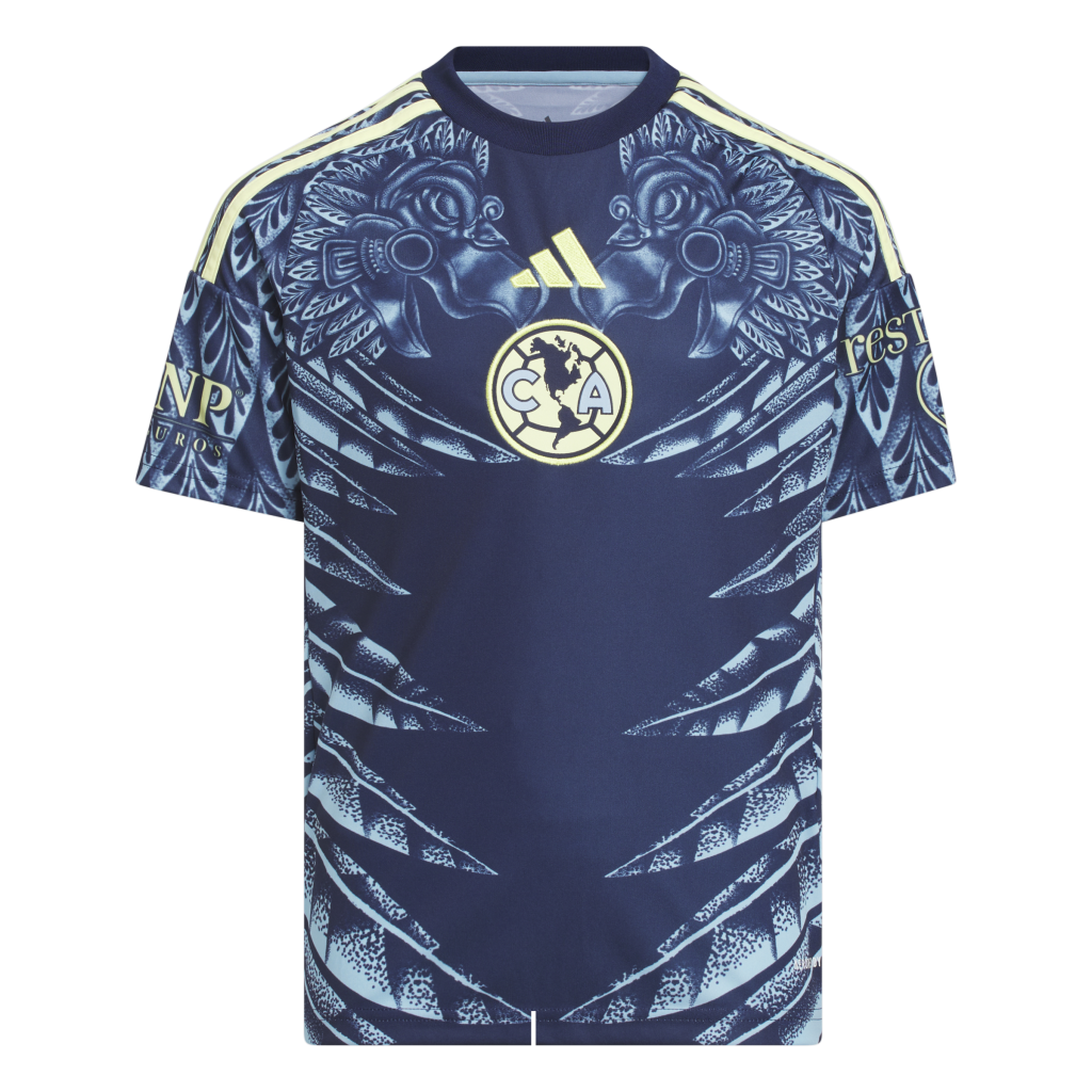 Club America Youth adidas 2025-26 Away Replica Jersey - Navy