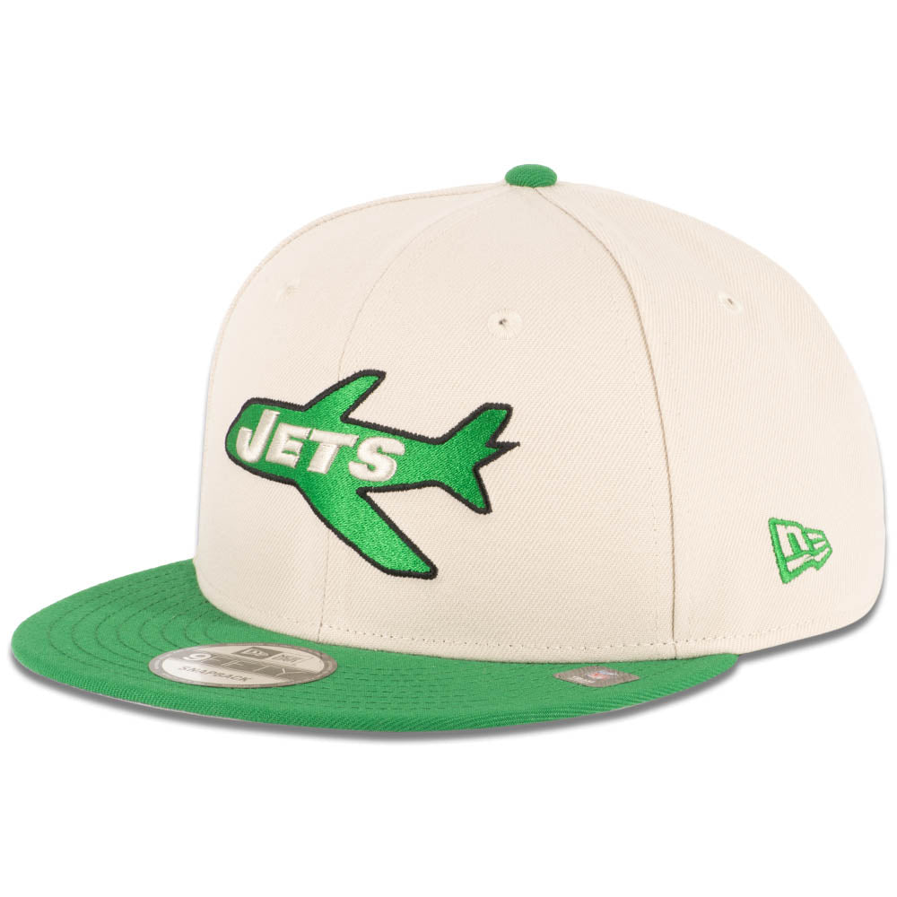 NFL New York Jets New Era Two-Tone Stone Color Focus 9FIFTY Snapback