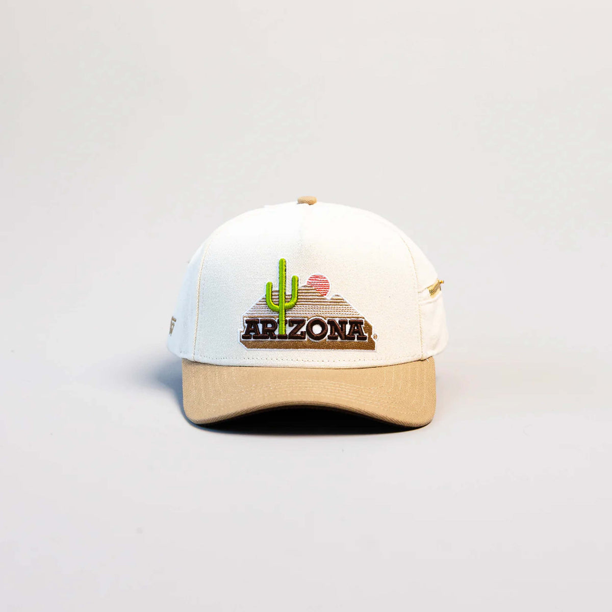 NCAA Arizona Wildcats WoodN Grail Jobsite Structured Adjustable Hat- Cream