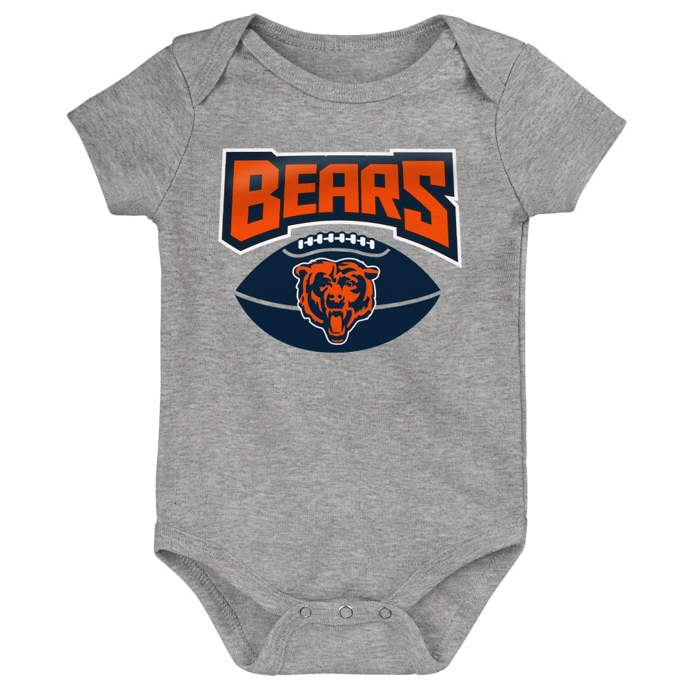 NFL Chicago Bears Infant Outerstuff Game On 3-Piece Onesie Set