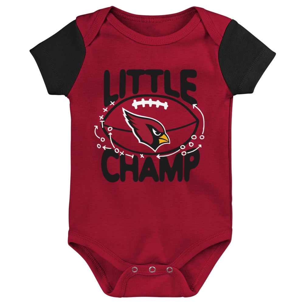 NFL Arizona Cardinals Infant Outerstuff Little Champ Bib &amp; Bootie Onesie Set