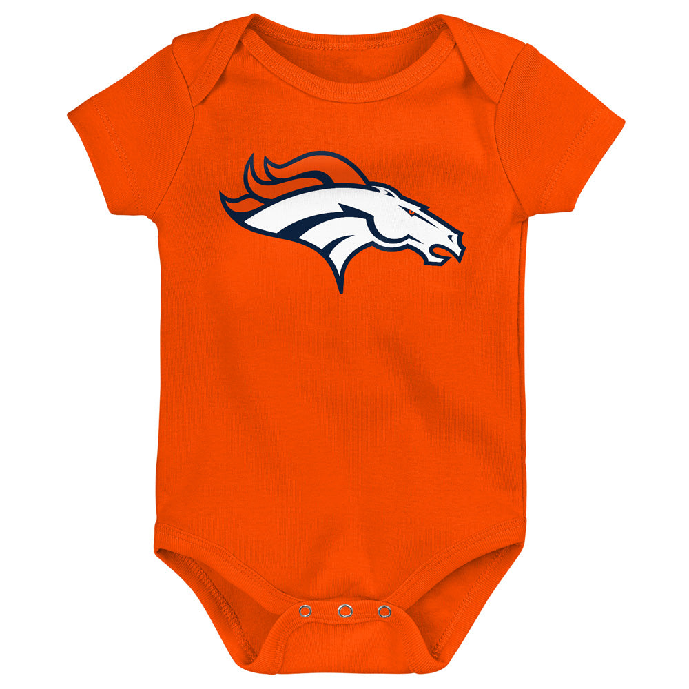 NFL Denver Broncos Infant Outerstuff Born to Be 3-Piece Onesie Set
