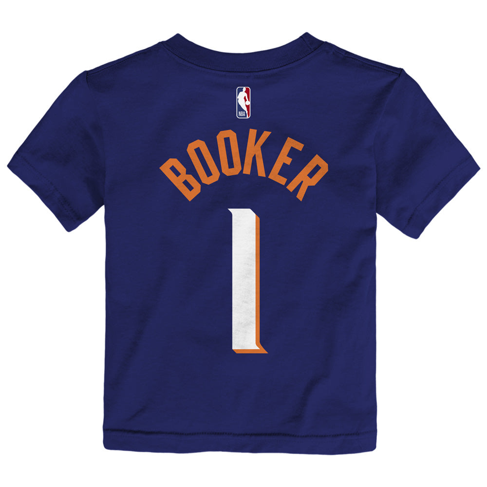 NBA Phoenix Suns Devin Booker Toddler Nike 2023/24 Icon Name &amp; Number Tee