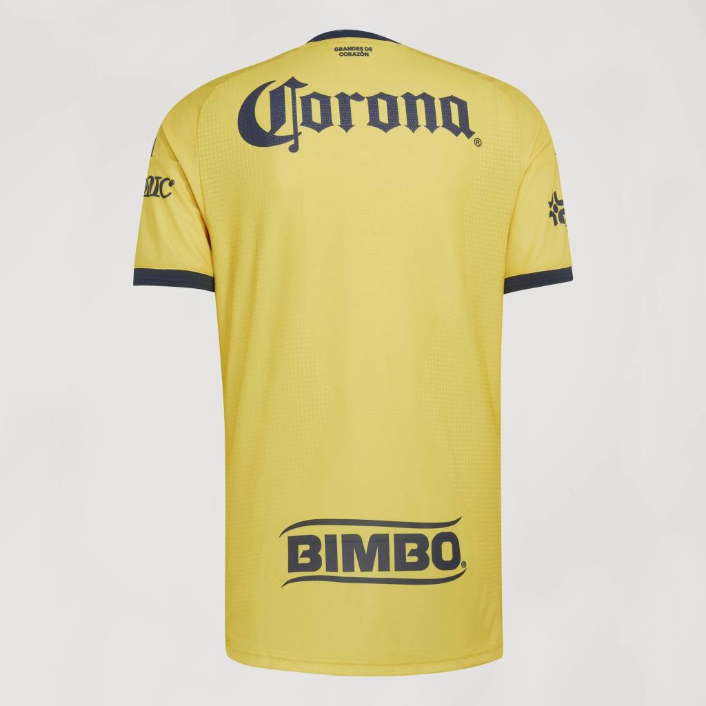 Club America Adidas 2026-2027 Home Authentic Jersey- Yellow
