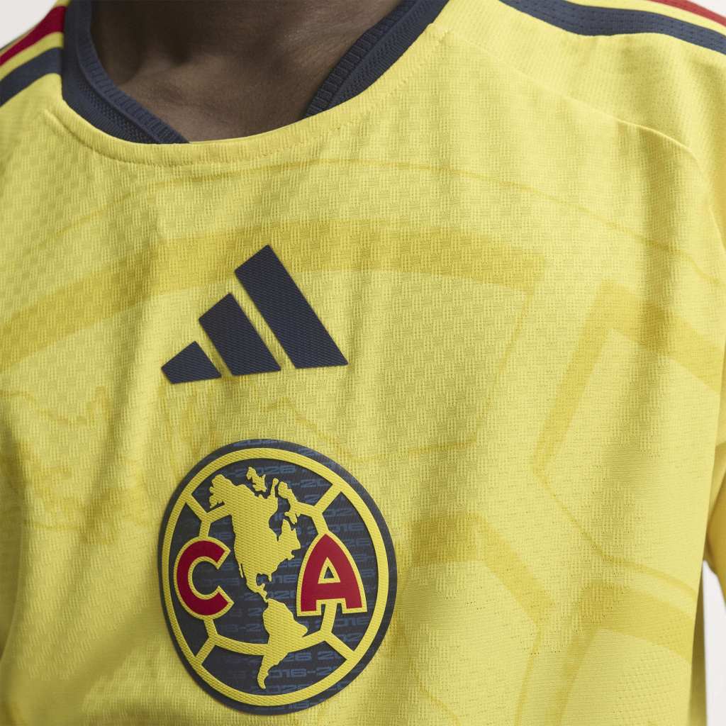 Club America Adidas 2026-2027 Home Authentic Jersey- Yellow