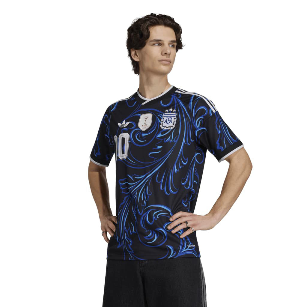 Argentina National Team Lionel Messi adidas 2026 World Cup Away Replica Jersey - Black