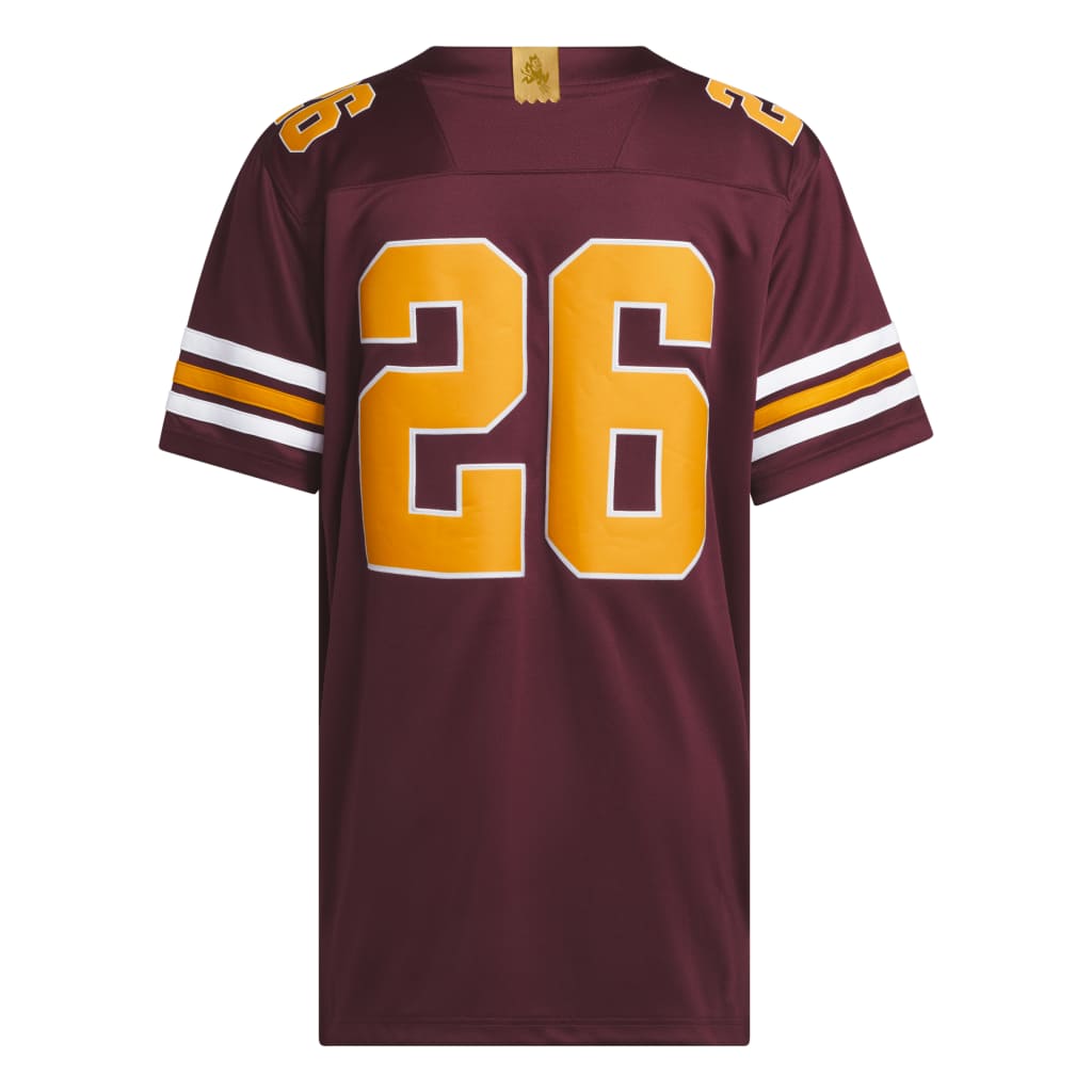 NCAA Arizona State Sun Devils Adidas 2026 Strategy Premier Jersey- Maroon