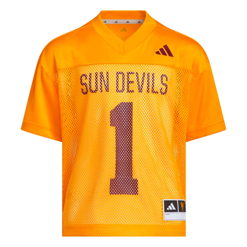 NCAA Arizona State Sun Devils Youth Adidas Tailgate Jersey- Gold