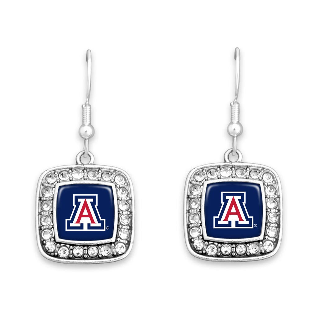 NCAA Arizona Wildcats Gentry USA Kassi Earrings - Black