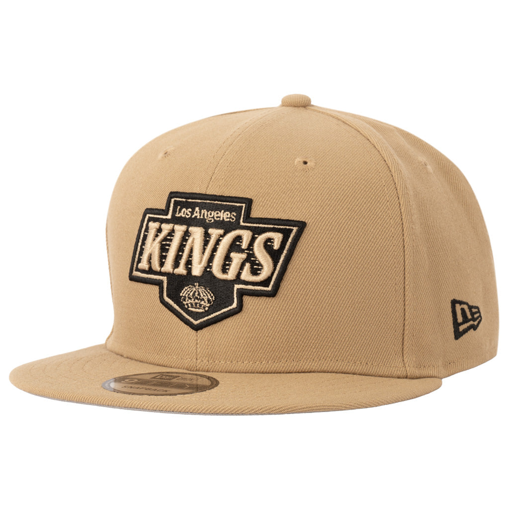 NHL Los Angeles Kings New Era Mocha 9FIFTY Snapback Hat - Khaki