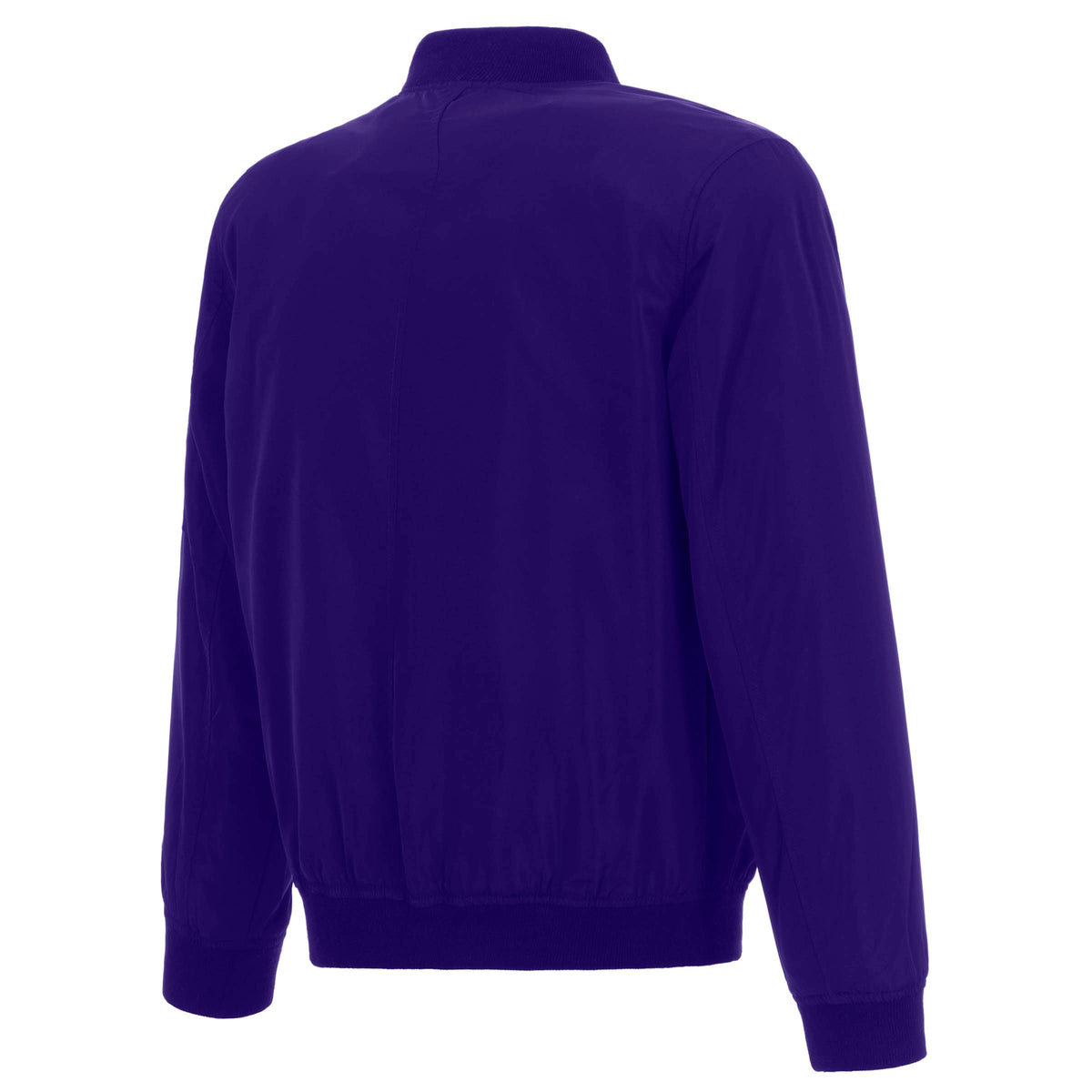 NBA Los Angeles Lakers JH Design Nylon Bomber Jacket- Purple
