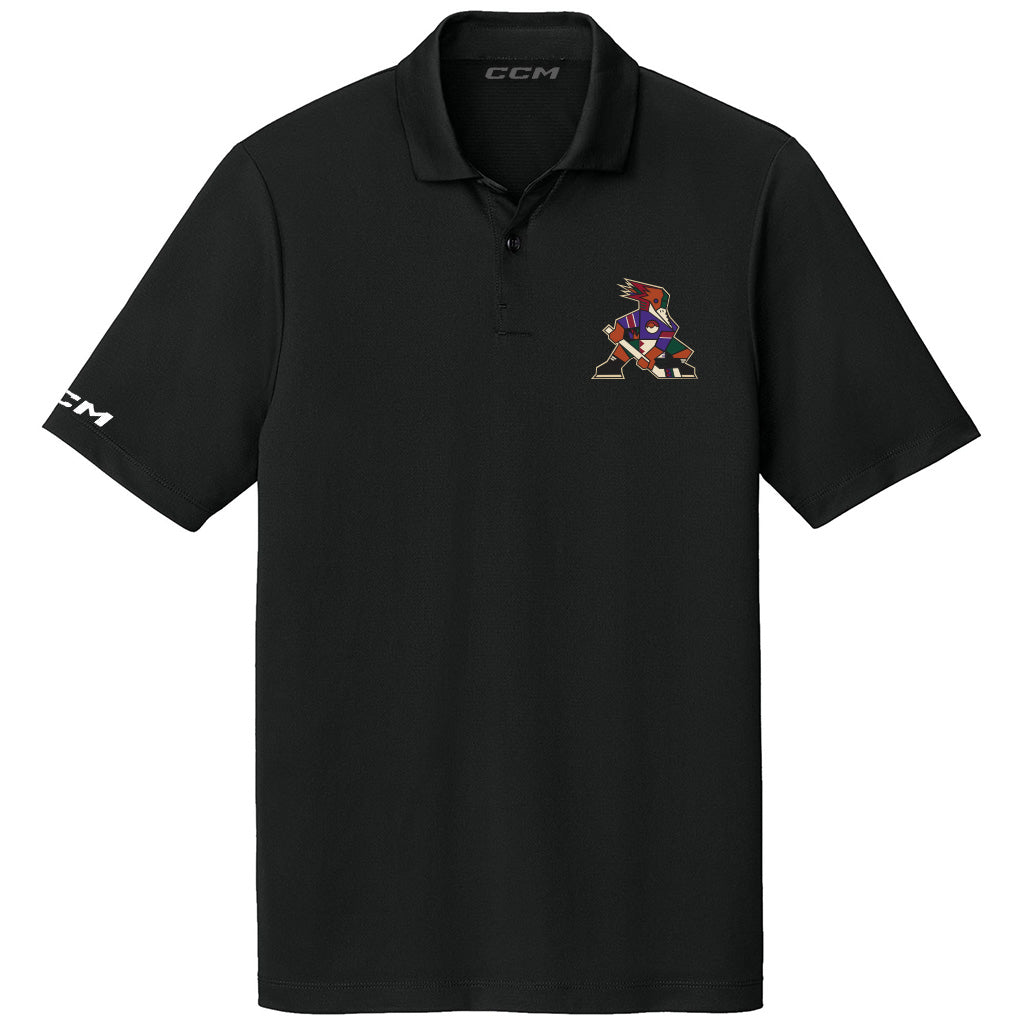 Tucson Roadrunners CCM Kachina Logo Polo - Black
