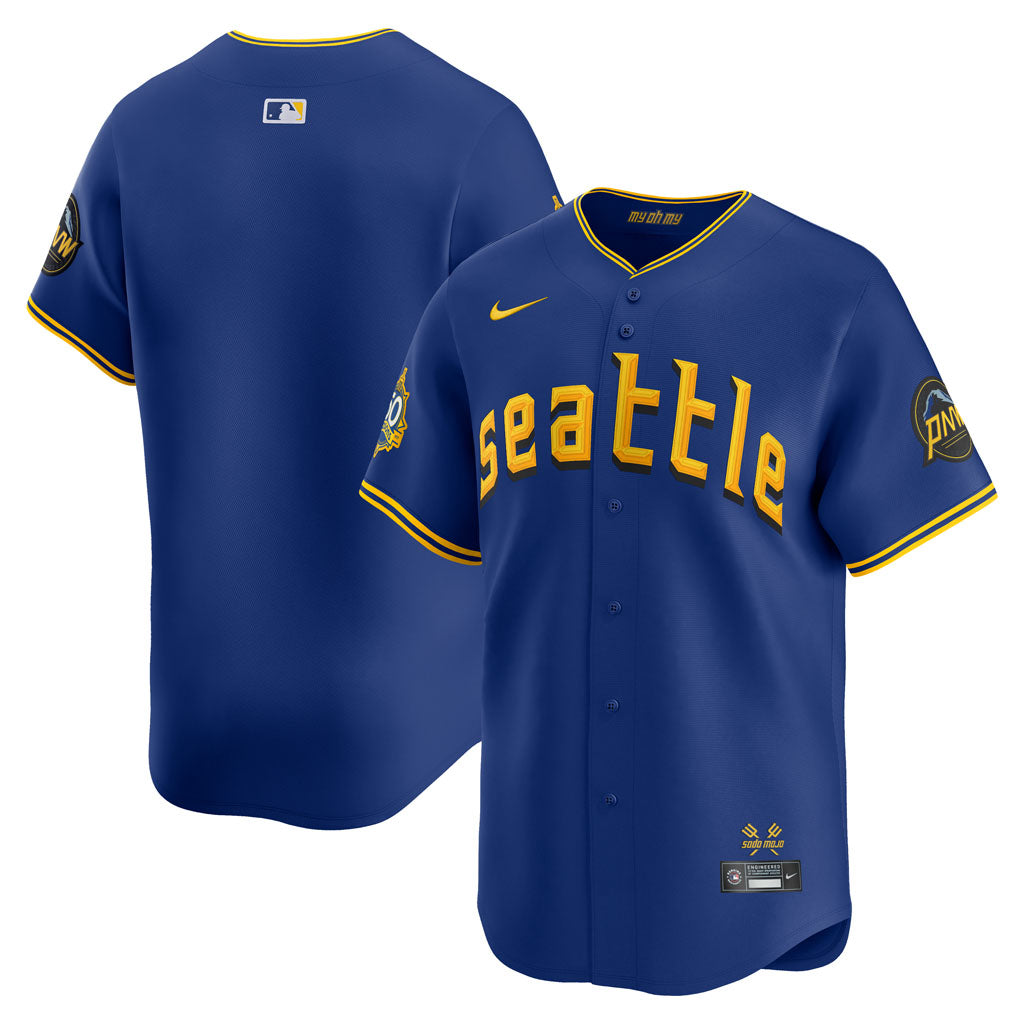 MLB Seattle Mariners Nike City Connect Limited Jersey