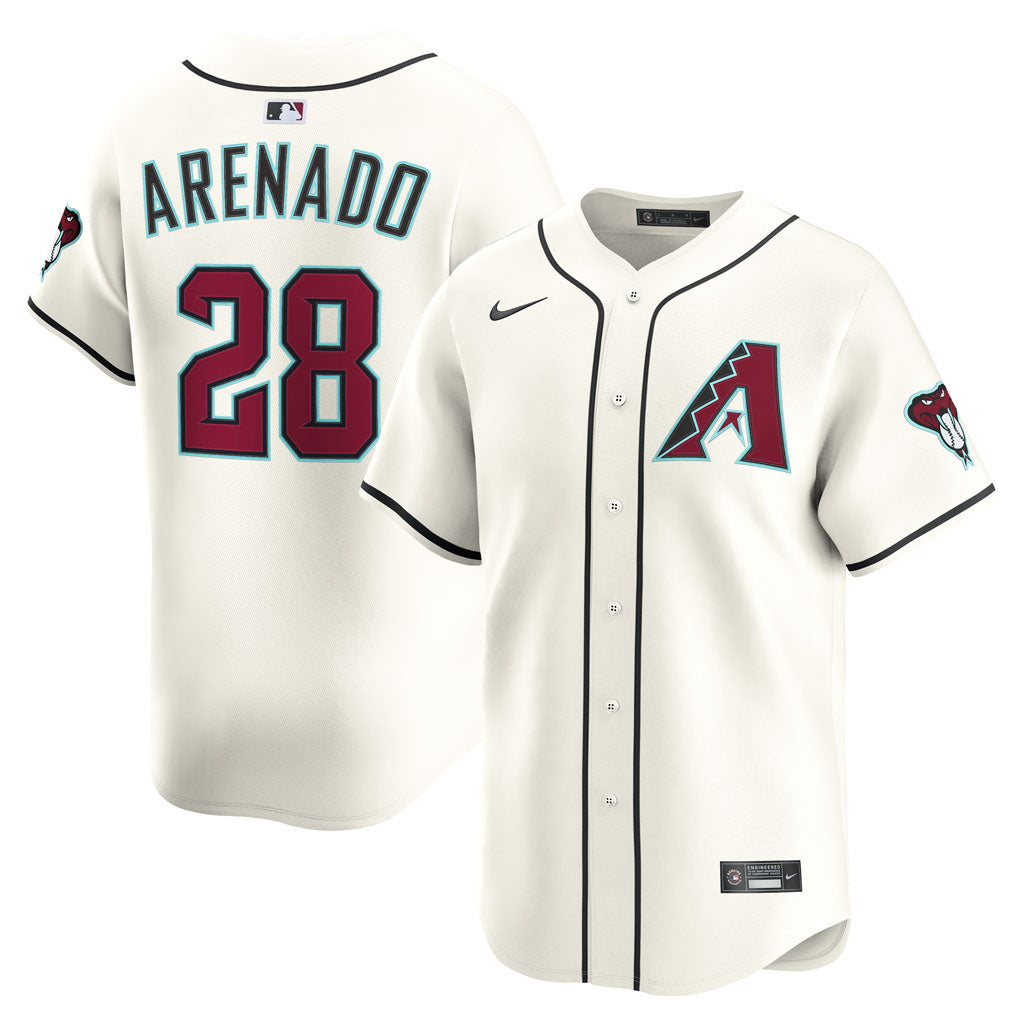MLB Arizona Diamondbacks Nolan Arenado Nike Home Limited Jersey - White