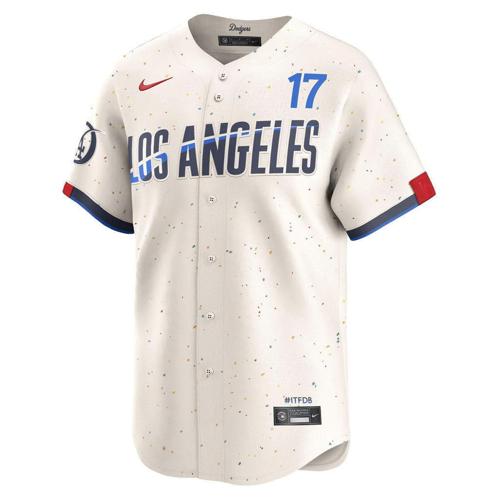 MLB Los Angeles Dodgers Shohei Ohtani Nike City Connect Limited Jersey - Cream