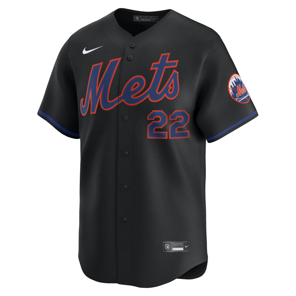 MLB New York Mets Juan Soto Nike Alternate Limited Jersey - Black